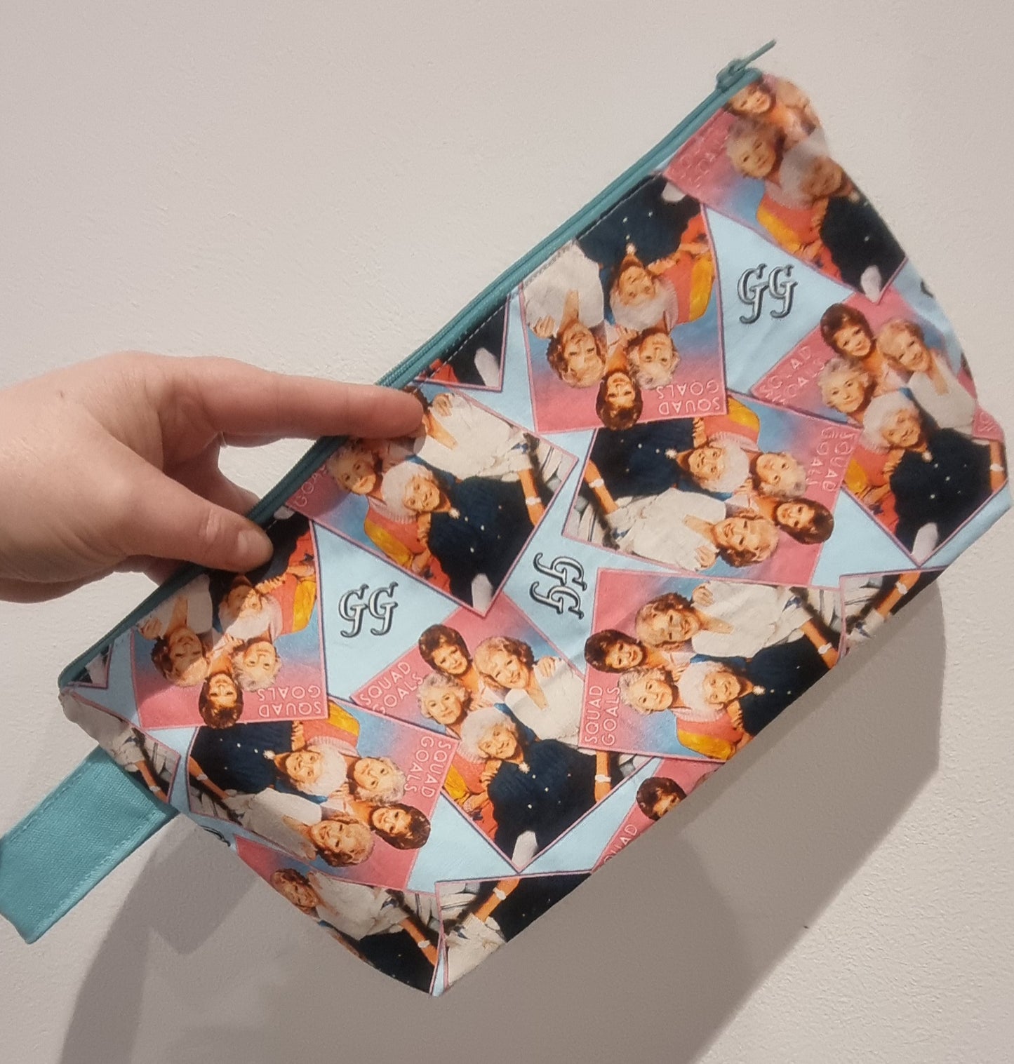 Golden Girls Large Zip Up Bag