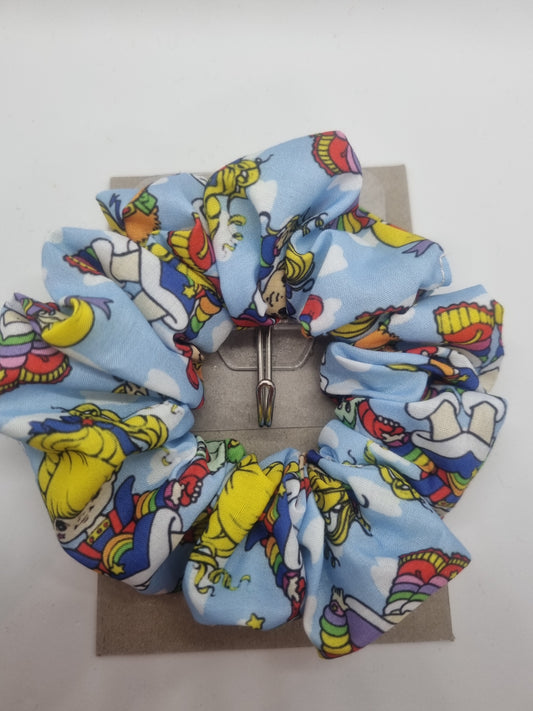 Scrunchie Rainbow Brite - Light Blue